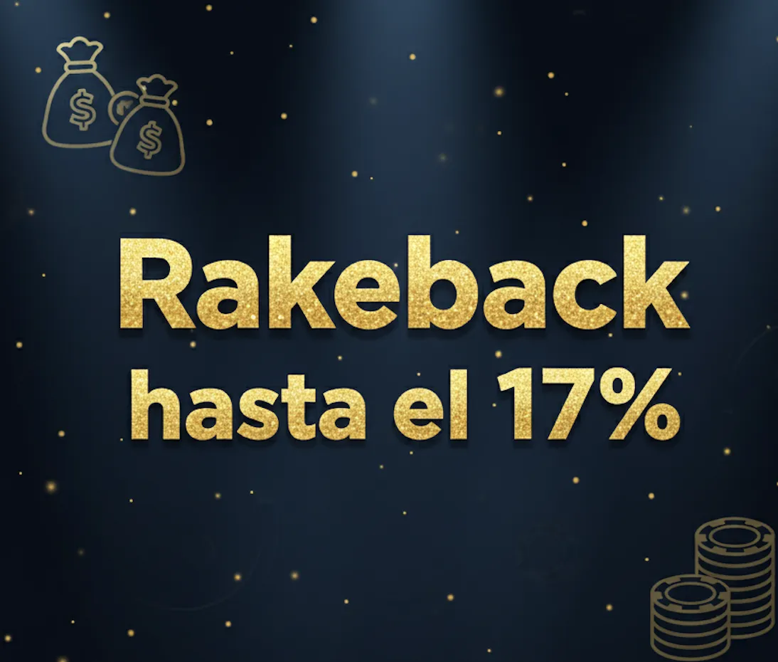 Rakeback hasta el 17%